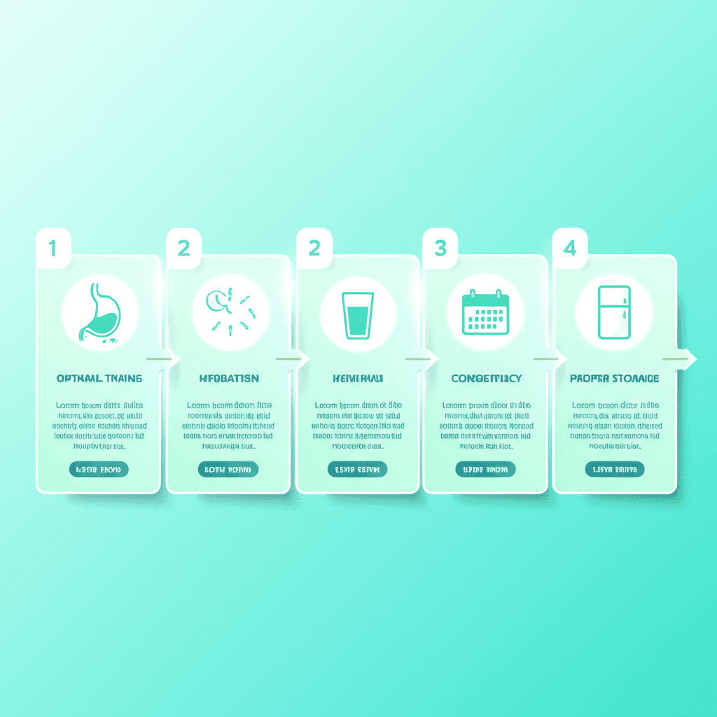 A calendar with "Probiotics" marked on specific days, indicating a consistent intake schedule.