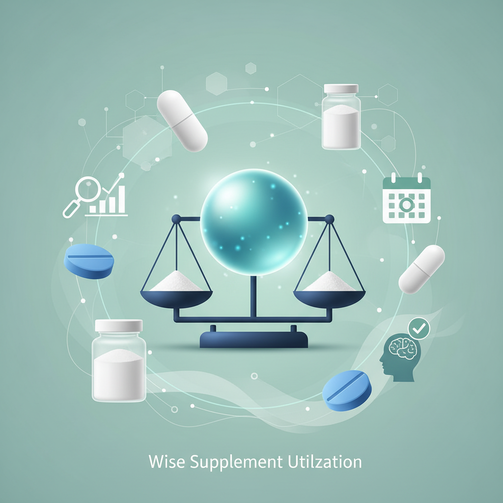 Various types of supplements like probiotics and digestive enzymes