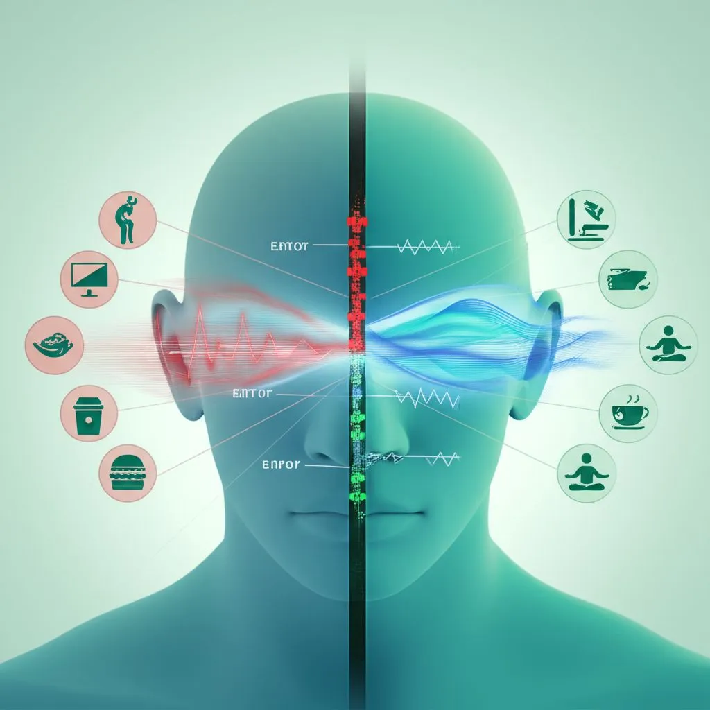 A variety of fresh, healthy foods like leafy greens, colorful fruits, whole grains, and nuts, suggesting a balanced diet.