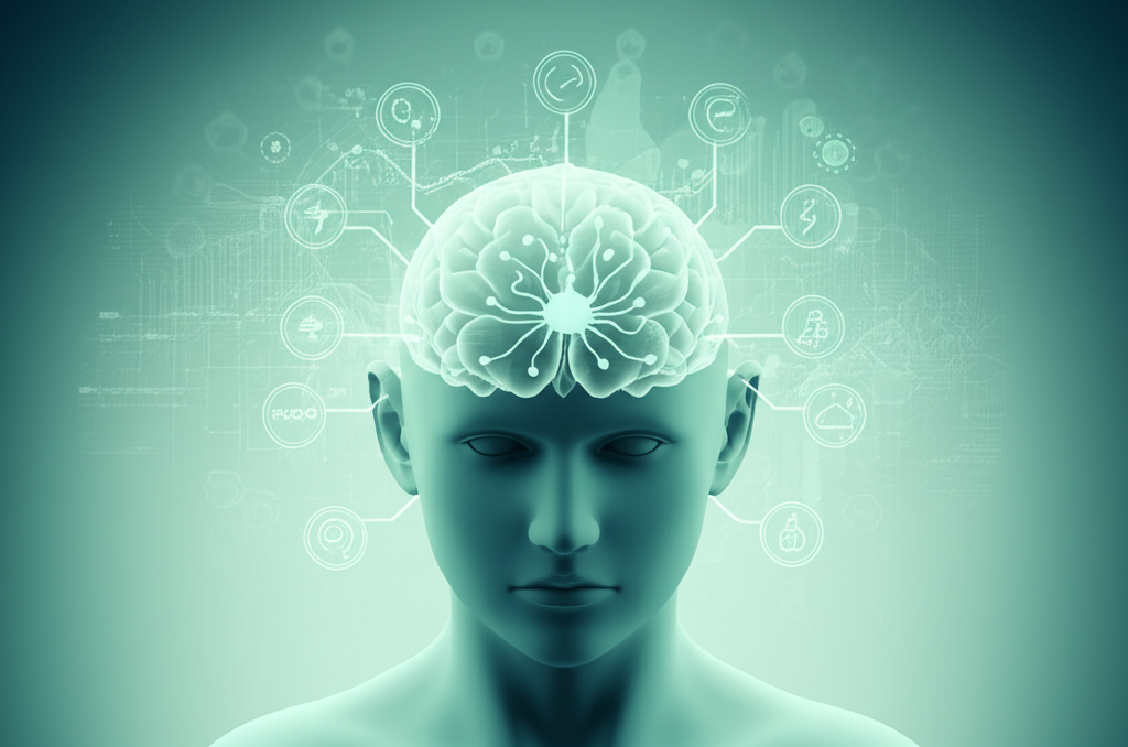 A vibrant, colorful plate filled with healthy, fresh foods like leafy greens, berries, lean protein, and whole grains, symbolizing a balanced diet for energy recovery.