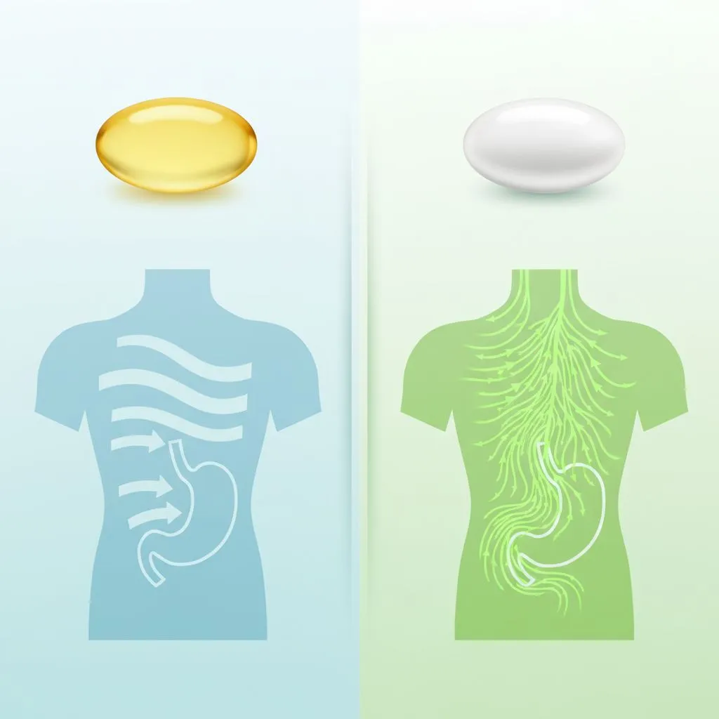 A person checking a list of health considerations before starting a new supplement