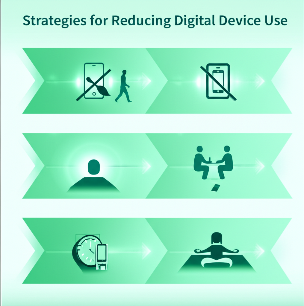 A brain with glowing positive areas indicating improved focus, creativity, and calm, contrasting with a previous image of an overwhelmed brain.