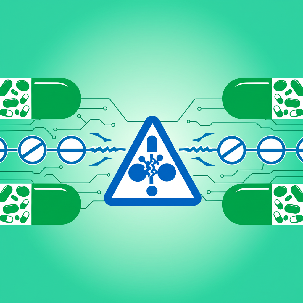 infographic showing different pills interacting with each other