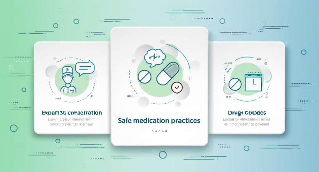 a person consulting with a pharmacist holding a prescription