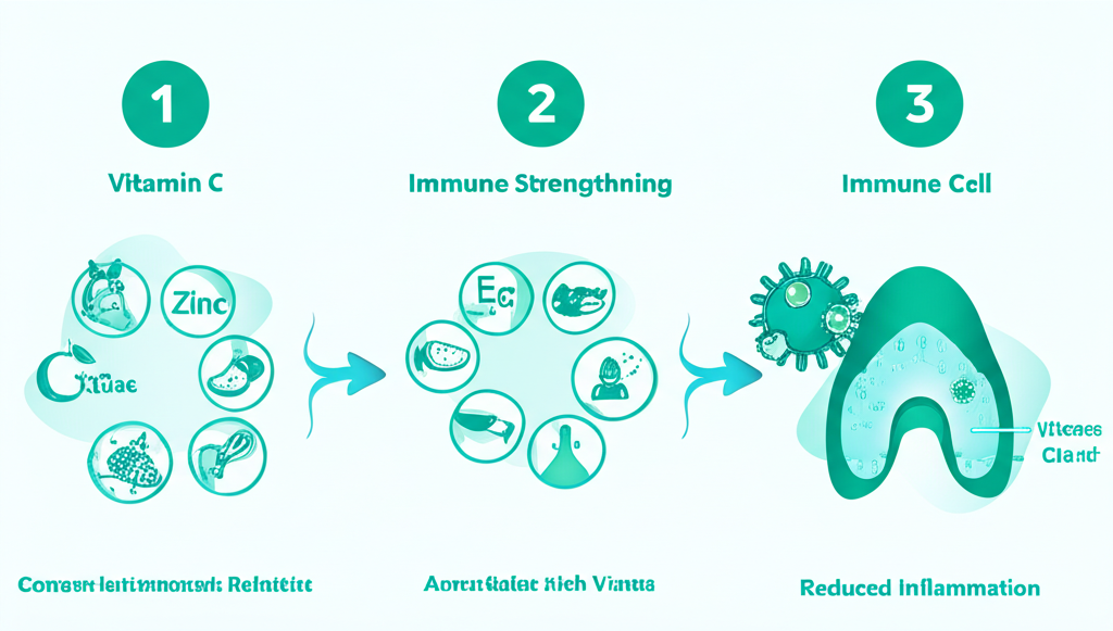 An infographic-style image showing various comforting remedies for a sore throat, such as a cup of tea, a honey jar, and a warm scarf, with question marks indicating common queries.