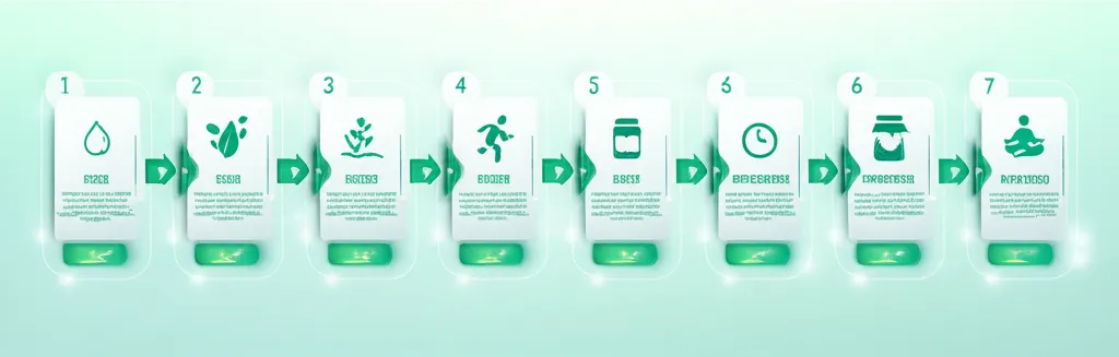 A person engaging in light exercise, like walking, with a vibrant green backdrop