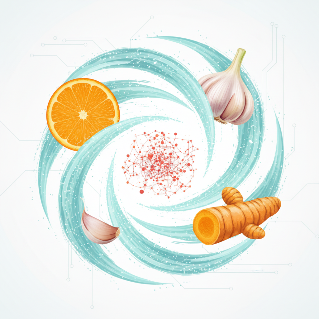 A table set with warm tea, honey, and a bowl of chicken soup, indicating comfort food for a sore throat