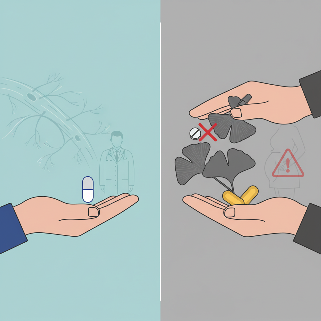 a hand holding various supplement capsules, implying choices for health