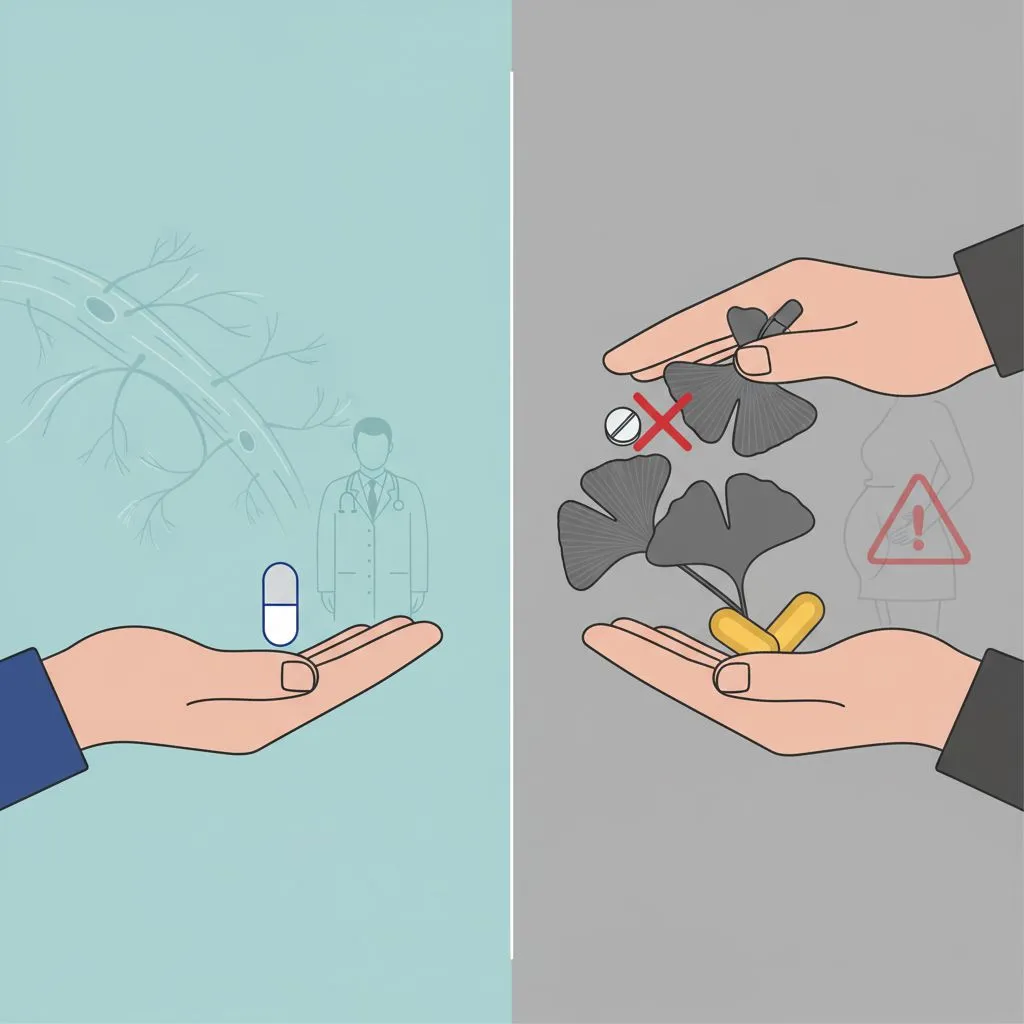 a hand holding various supplement capsules, implying choices for health