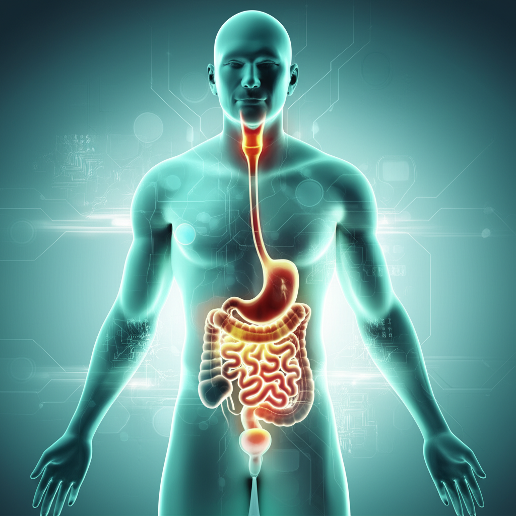 A person consulting with a doctor or pharmacist about their digestive issues