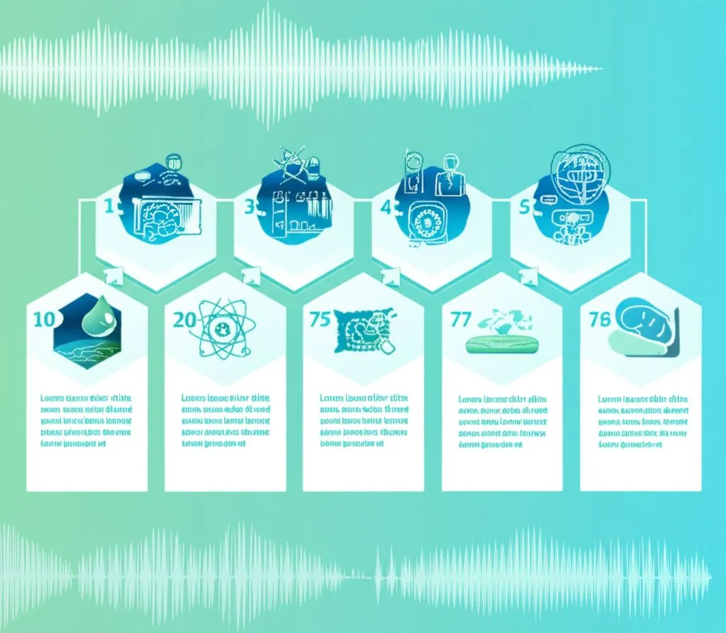 A calendar with sleep schedule marked, a person meditating, and healthy food, representing a structured approach to improving sleep