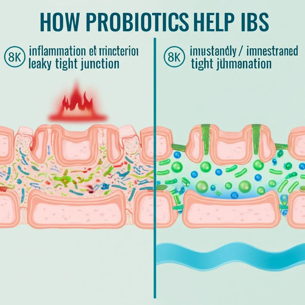 A variety of probiotic capsules and powders with different strains