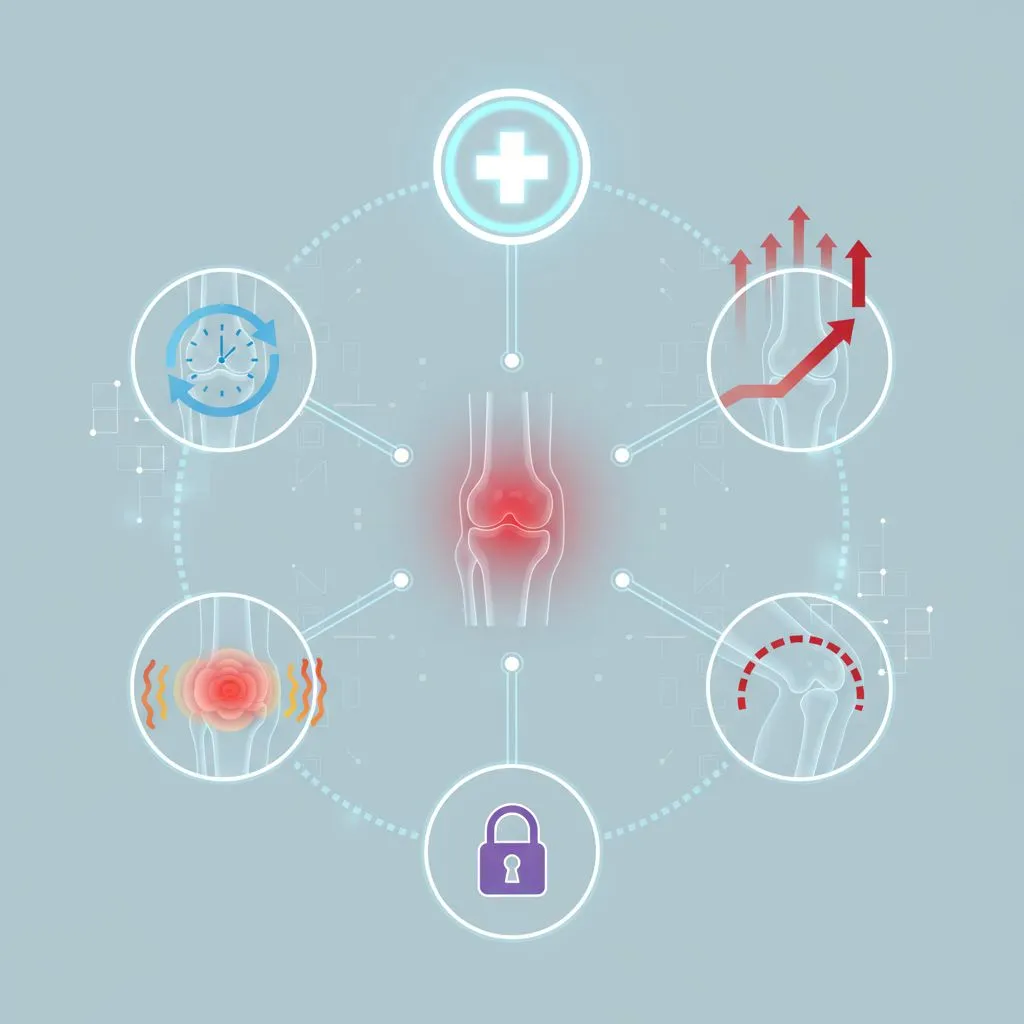 A person getting their knee examined by a medical professional, symbolizing seeking expert help