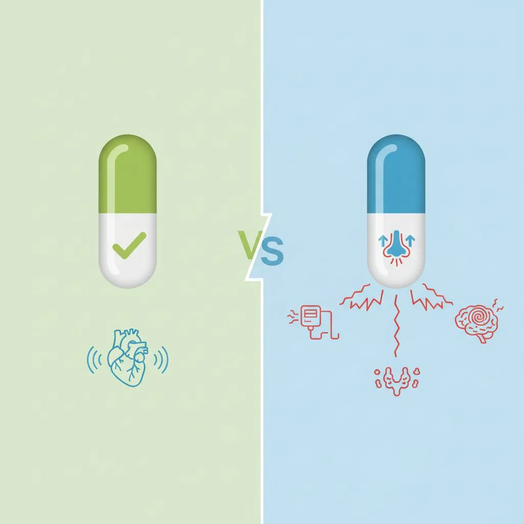 A graph showing increasing risk levels of drug interactions over time