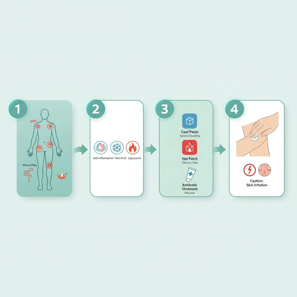 A hand holding a blister pack of medicine and carefully reading the instructions on the packaging