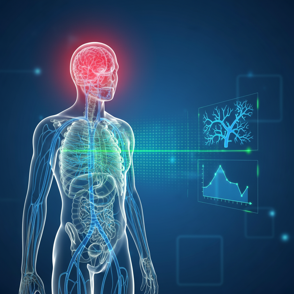 Diagram showing blood flow changes after eating, with arteries constricting and dilating