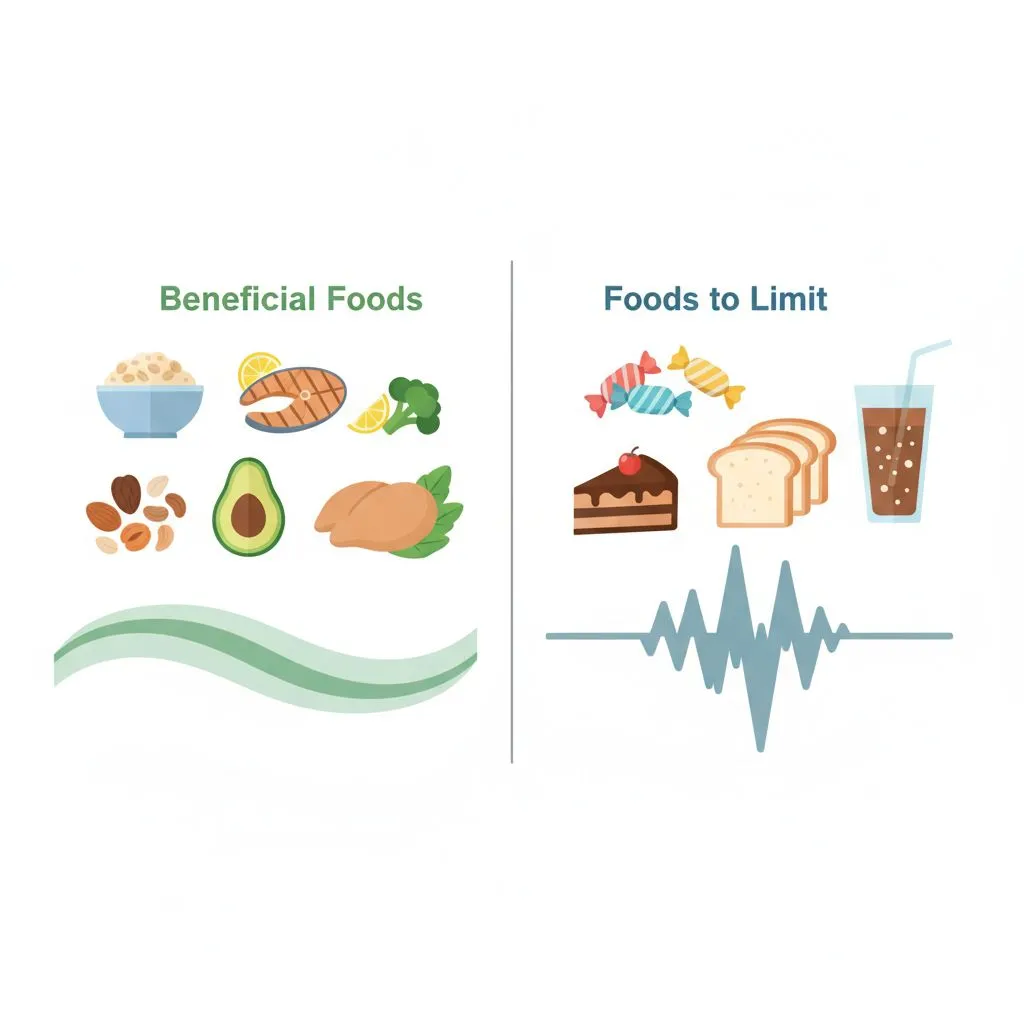Various supplement bottles and capsules on a table