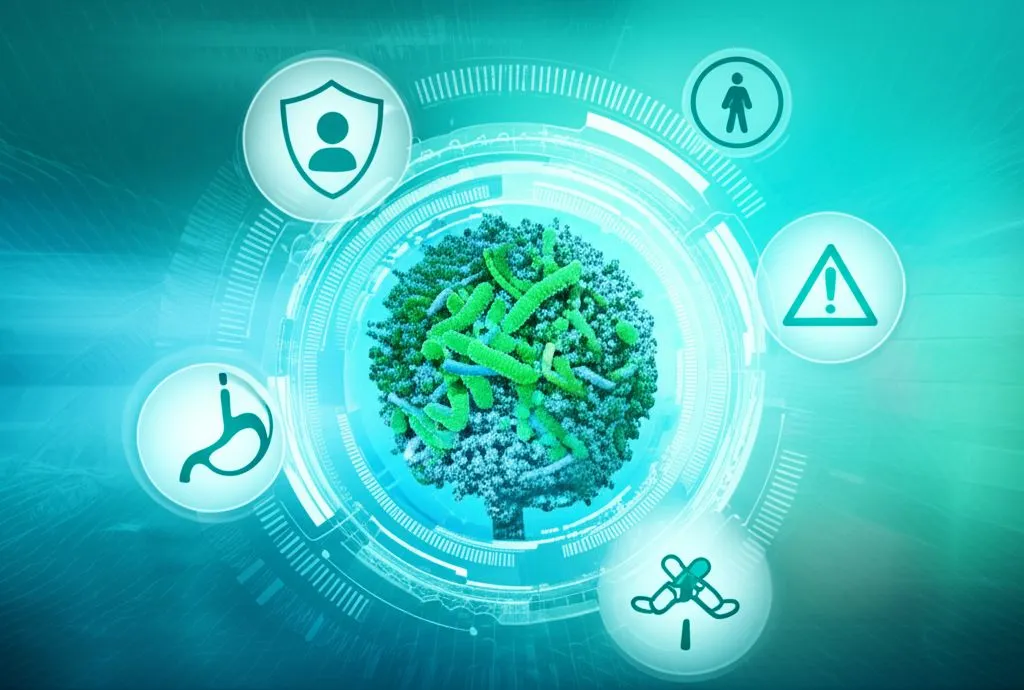 A calendar with "Probiotic Time" marked on it, beside a glass of water