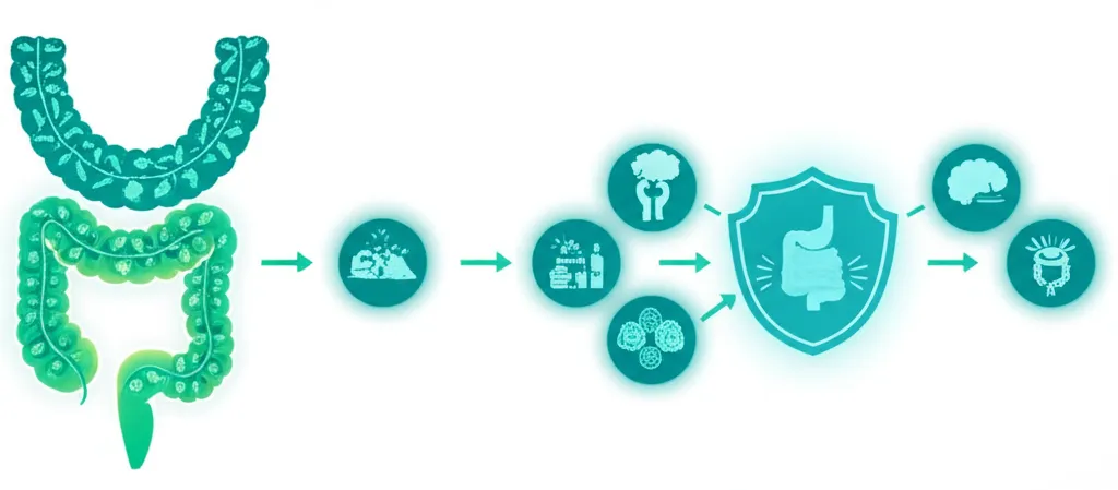 A confused person looking at various probiotic supplement bottles in a supermarket aisle, symbolizing the difficulty of choice.