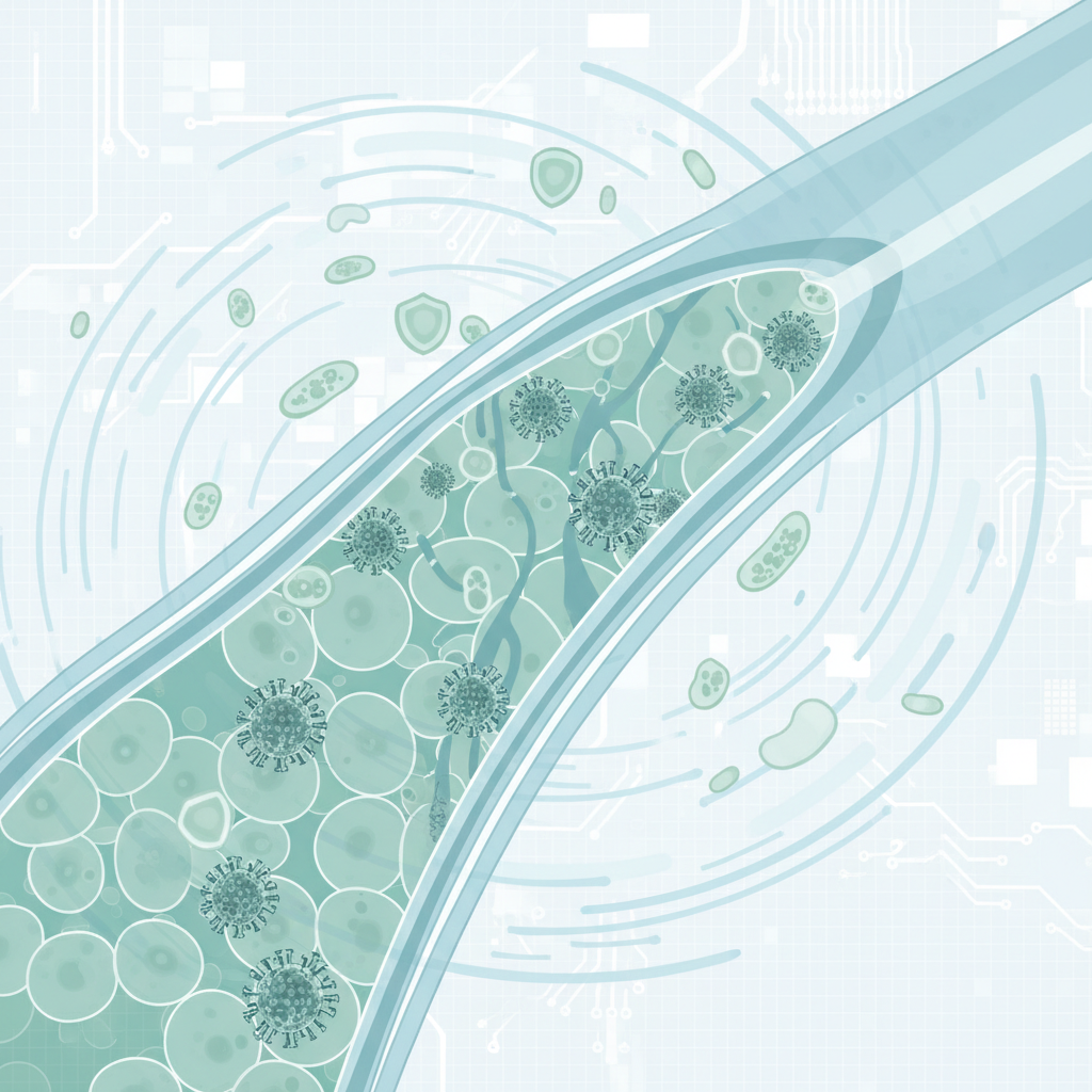 A person sneezing and looking tired, with a tissue in hand