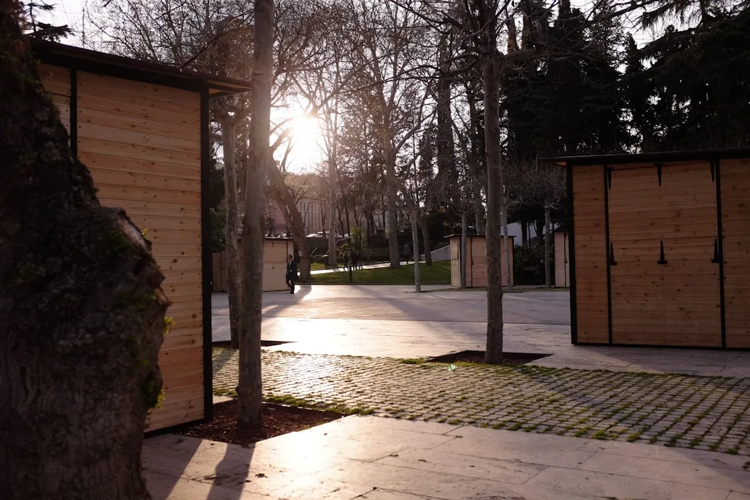 봄 야외 공원 자외선 노출