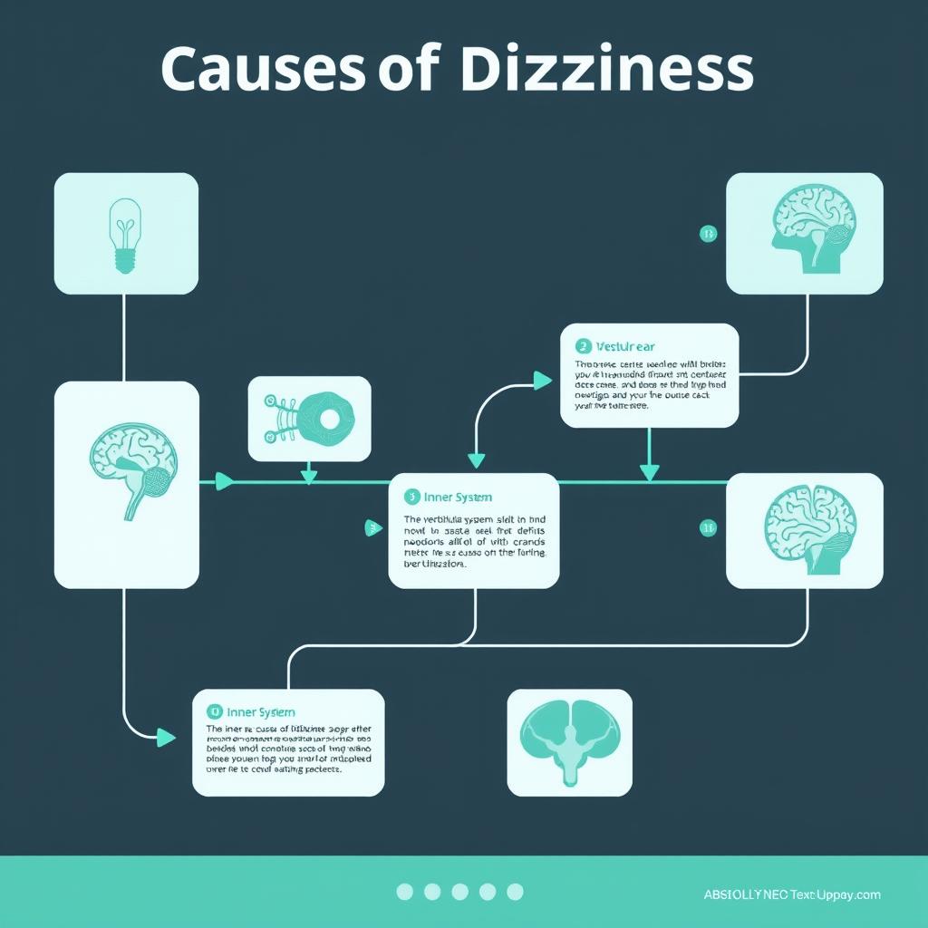 어지러움의 정의를 설명하는 도식도