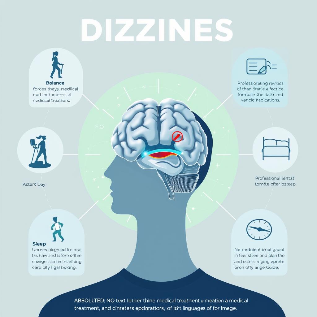 의료 치료와 어지러움을 설명하는 의료 전문가