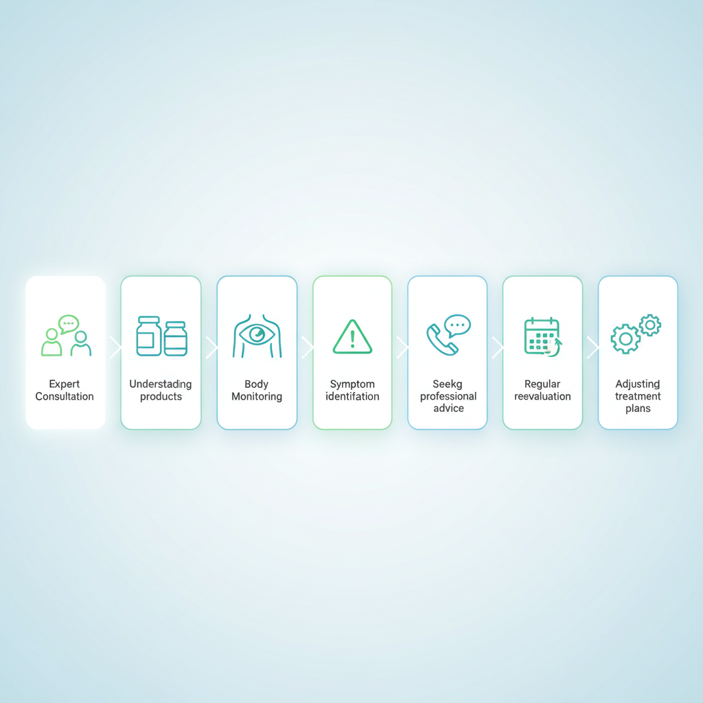 A person examining the label of a health supplement bottle, with a magnifying glass emphasizing ingredient details.